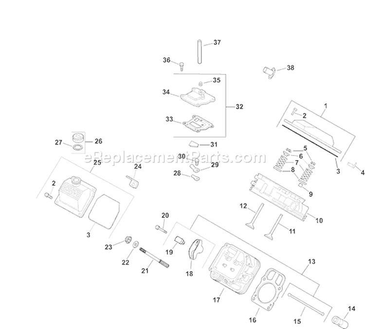 Page I Diagram and Parts List for CH745S-CH745-0013  Kohler Engine