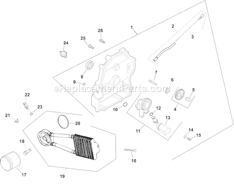 Page L Diagram and Parts List for CH745S-CH745-3110  Kohler Engine