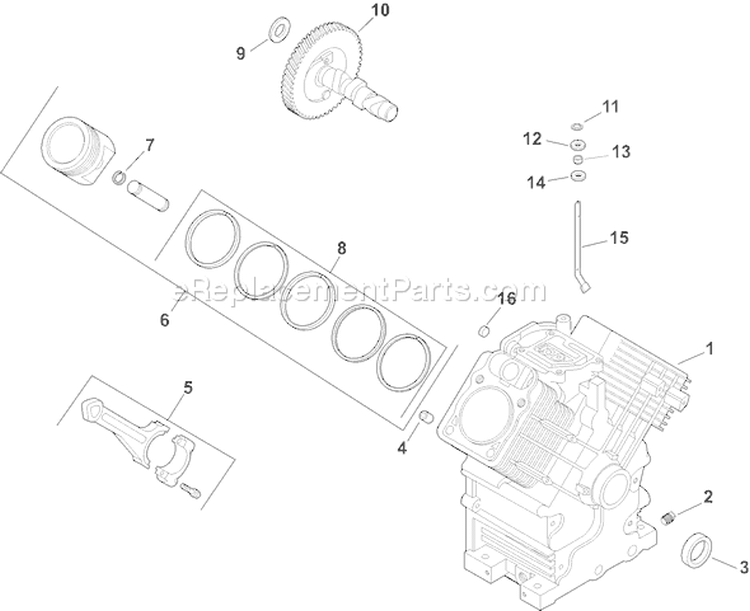 Page C Diagram and Parts List for CH740S-CH740-0020  Kohler Engine