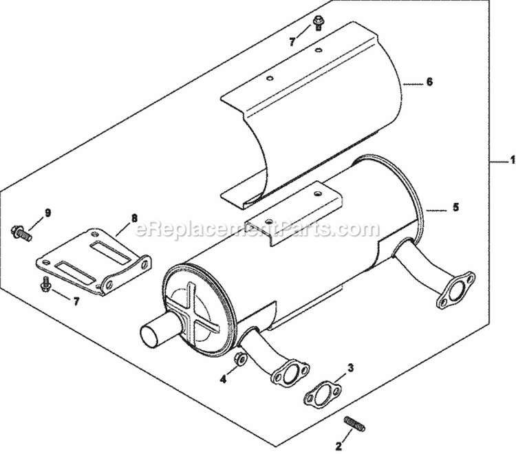 Page J Diagram and Parts List for CH25-68715  Kohler Engine