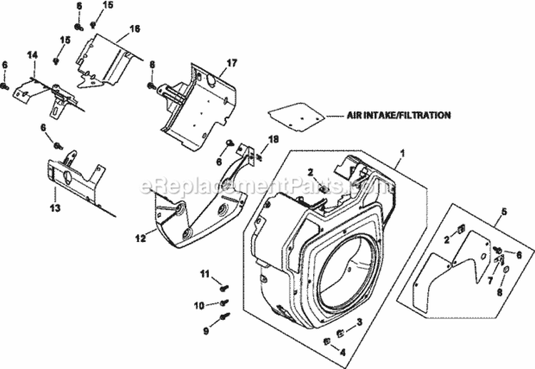Page B Diagram and Parts List for CH750-0047  Kohler Engine