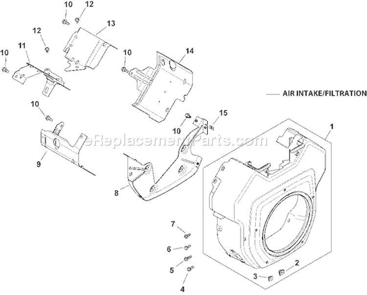 Page B Diagram and Parts List for CH750S-CH750-0012  Kohler Engine