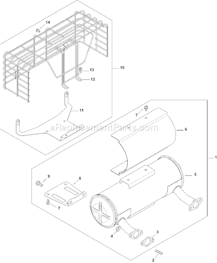 Page G Diagram and Parts List for CH750S-CH750-0012  Kohler Engine