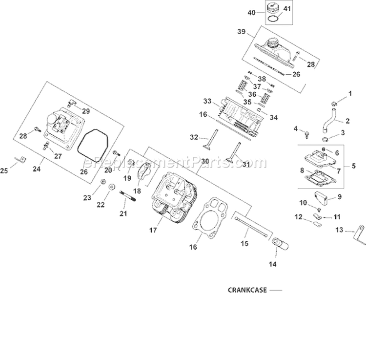 Page I Diagram and Parts List for CH750S-CH750-0012  Kohler Engine