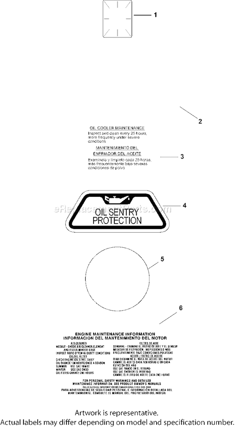 Page E Diagram and Parts List for CH750S-CH750-0004  Kohler Engine