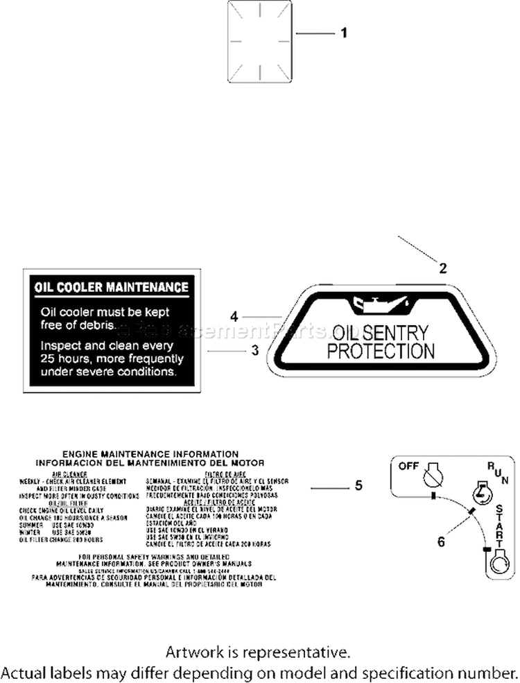 Page E Diagram and Parts List for CH750S-CH750-0017  Kohler Engine