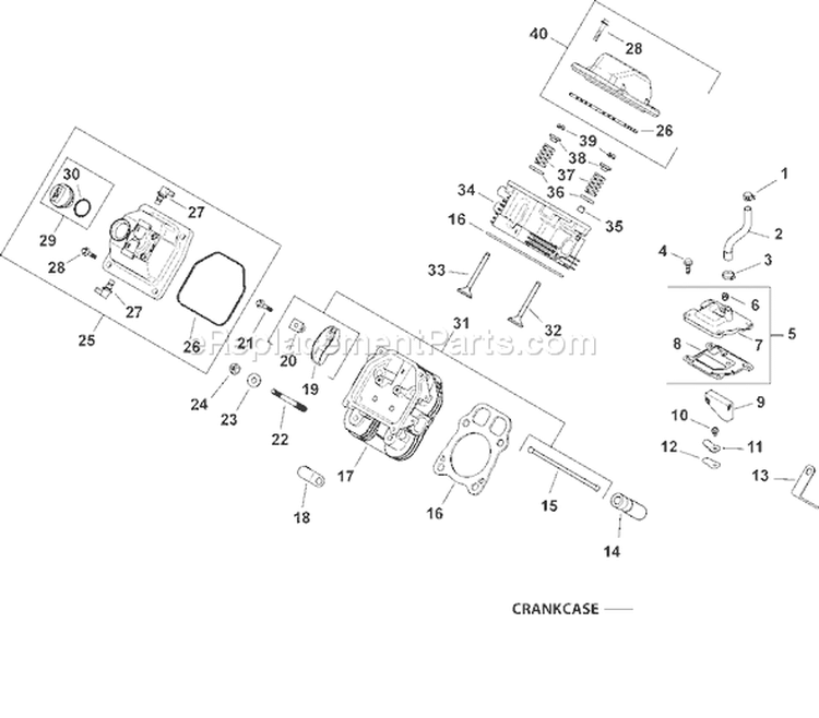 Page I Diagram and Parts List for CH750S-CH750-0017  Kohler Engine