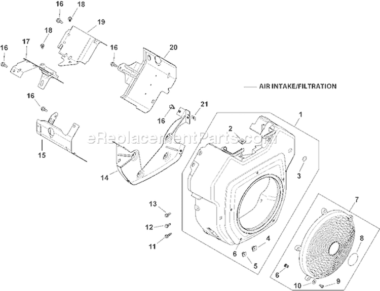 Page B Diagram and Parts List for CH750S-CH750-0021  Kohler Engine