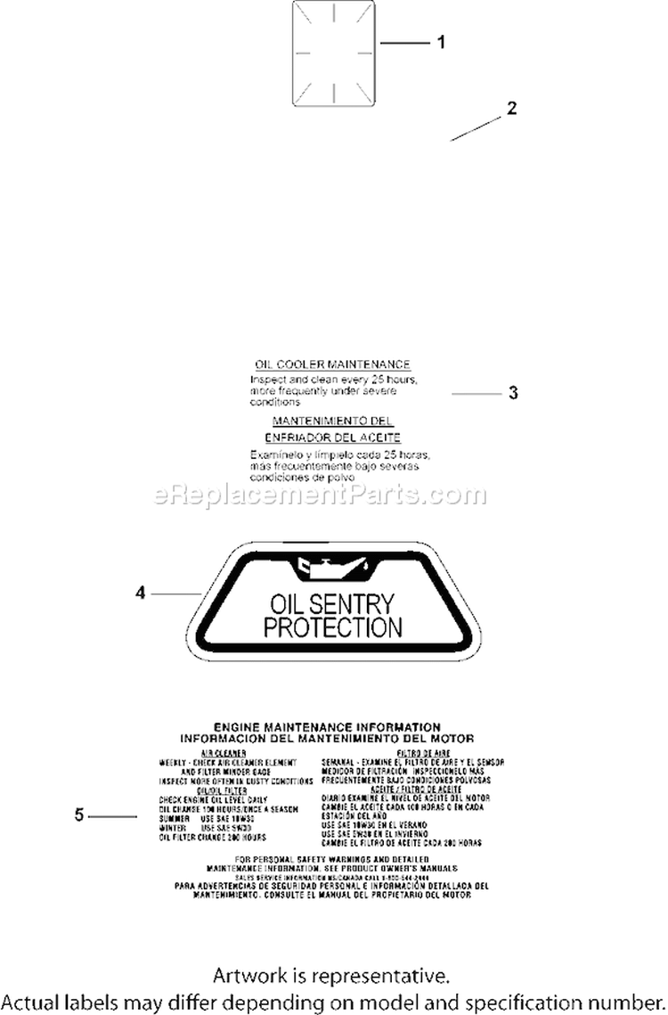 Page E Diagram and Parts List for CH750S-CH750-0027  Kohler Engine