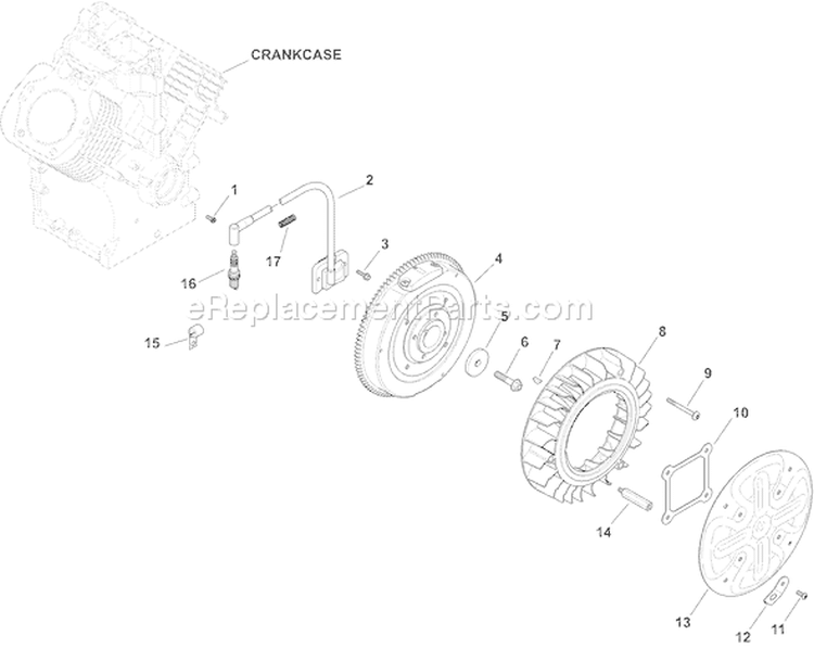 Page J Diagram and Parts List for CH980S-CH980-0010  Kohler Engine