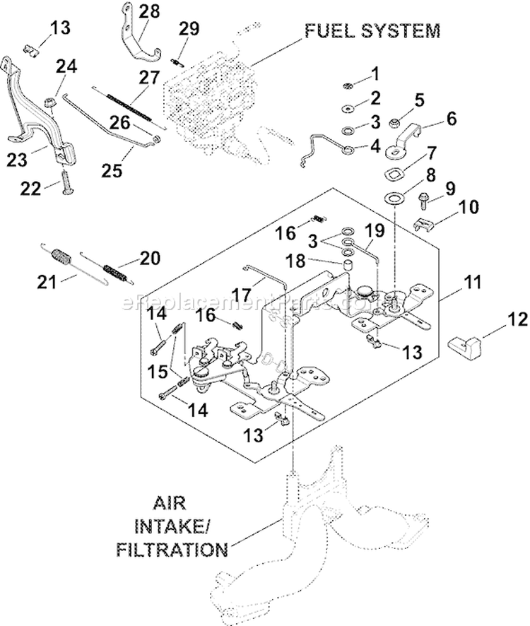 Page F Diagram and Parts List for CH980S-CH980-0010  Kohler Engine