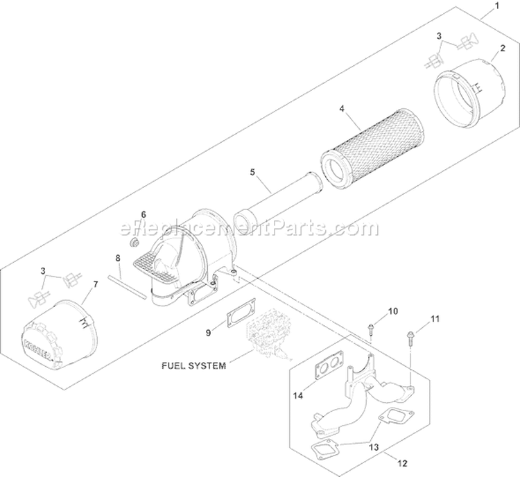 Page A Diagram and Parts List for CH980S-CH980-0011  Kohler Engine