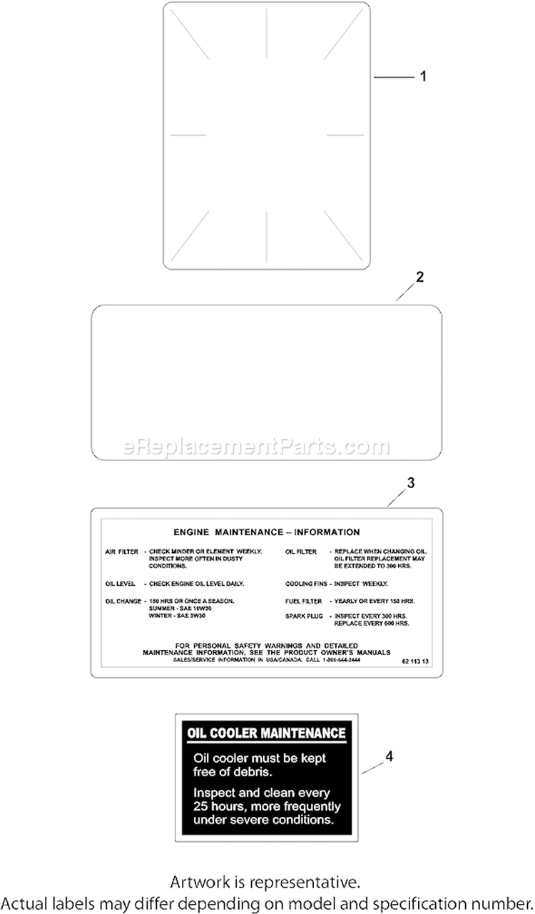 Page E Diagram and Parts List for CH980S-CH980-0011  Kohler Engine