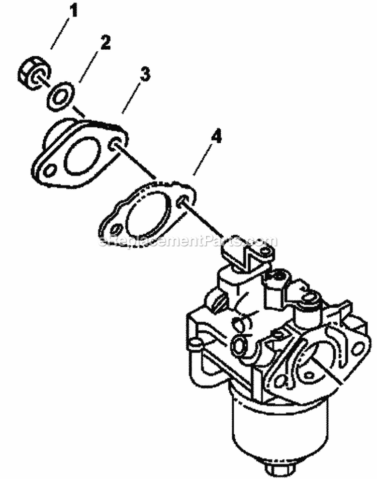 Page A Diagram and Parts List for CS12-941521  Kohler Engine