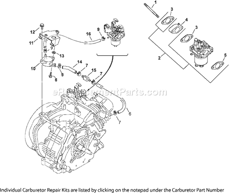 Page F Diagram and Parts List for CS12-941645  Kohler Engine