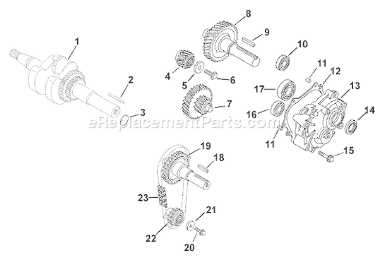 Page D Diagram and Parts List for CS85GT-951507  Kohler Engine
