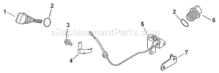 Page J Diagram and Parts List for CS85T-951502  Kohler Engine