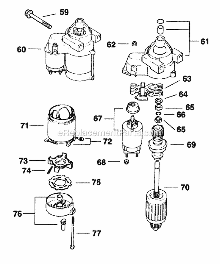Page N Diagram and Parts List for CV125-1215  Kohler Engine