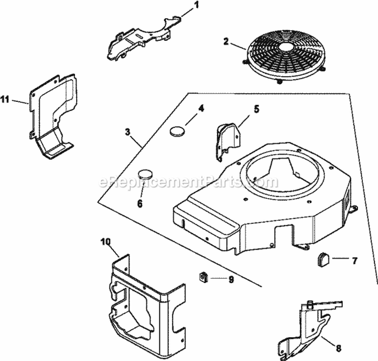 Page C Diagram and Parts List for CV13-21529  Kohler Engine