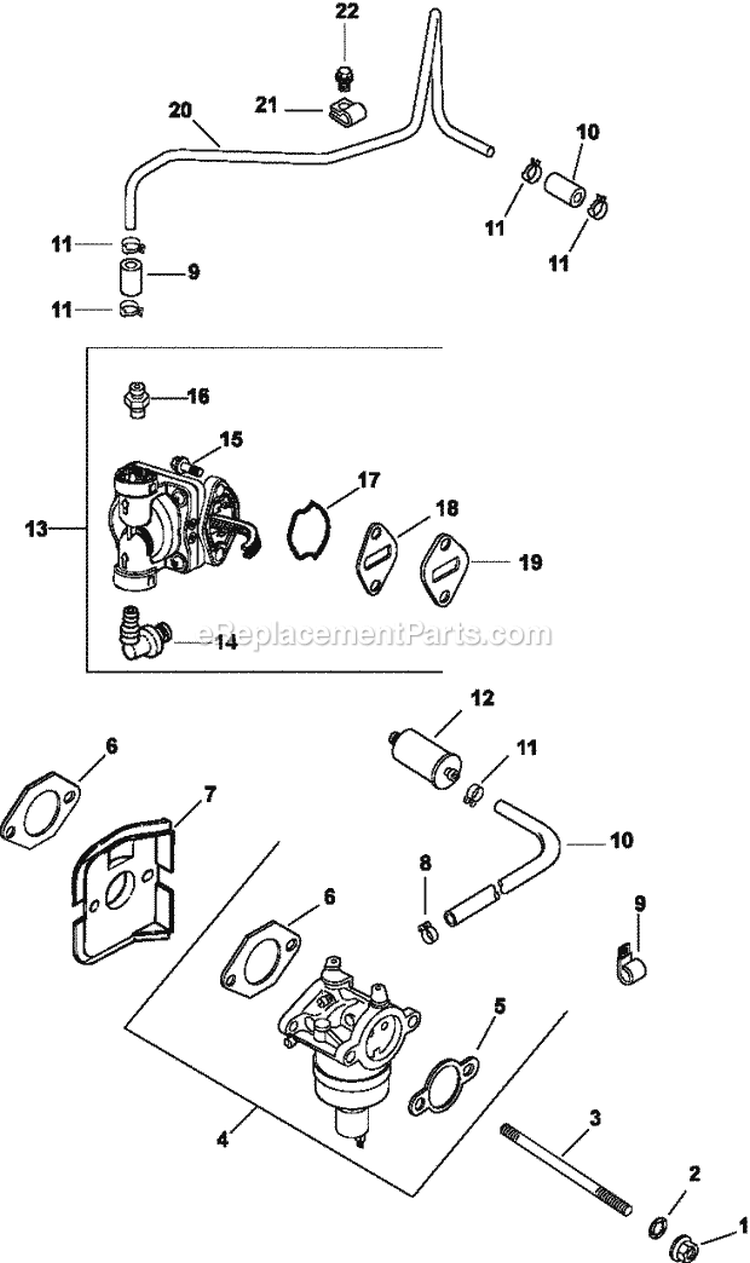 Page I Diagram and Parts List for CV13-21533  Kohler Engine