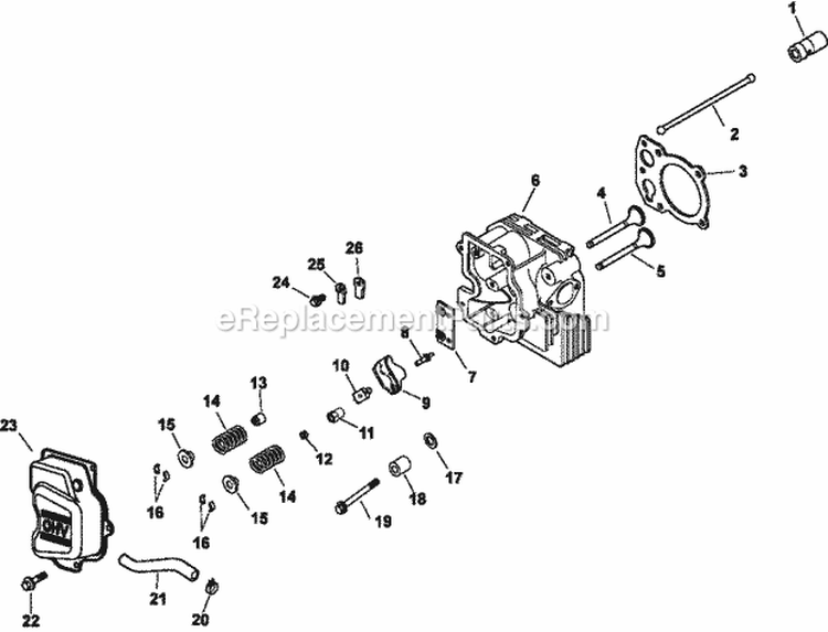 Page I Diagram and Parts List for CV13-21534  Kohler Engine