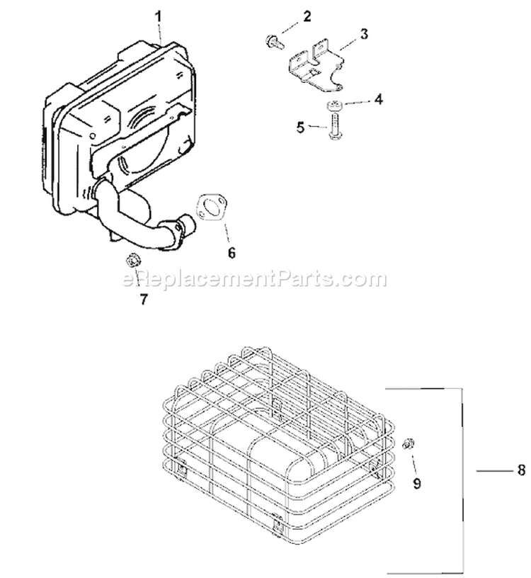 Page G Diagram and Parts List for CV13ST-21512  Kohler Engine