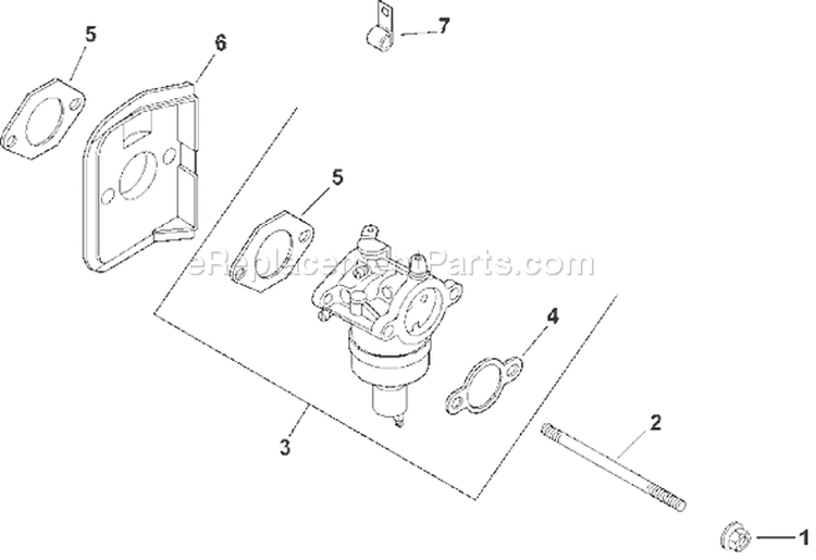 Page H Diagram and Parts List for CV13T-21524  Kohler Engine