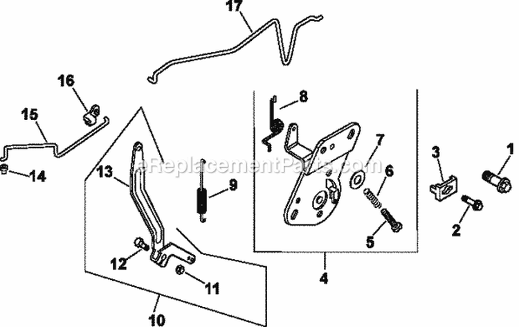 Page F Diagram and Parts List for CV14-14106  Kohler Engine