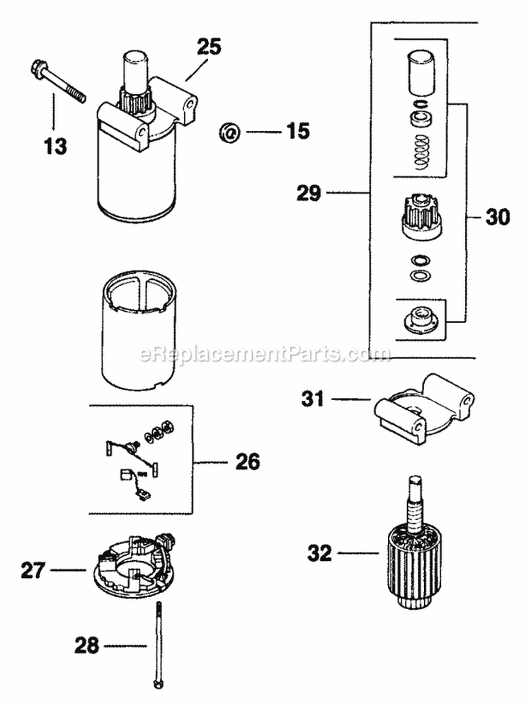 Page P Diagram and Parts List for CV14-1484  Kohler Engine