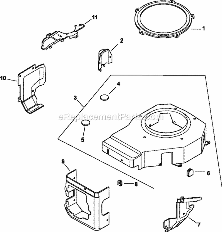 Page B Diagram and Parts List for CV15-41535  Kohler Engine