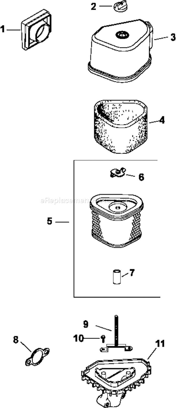 Page A Diagram and Parts List for CV15-41535  Kohler Engine