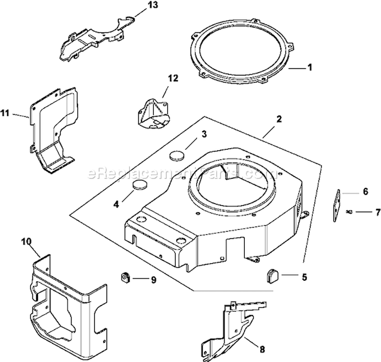 Page B Diagram and Parts List for CV15-41552  Kohler Engine