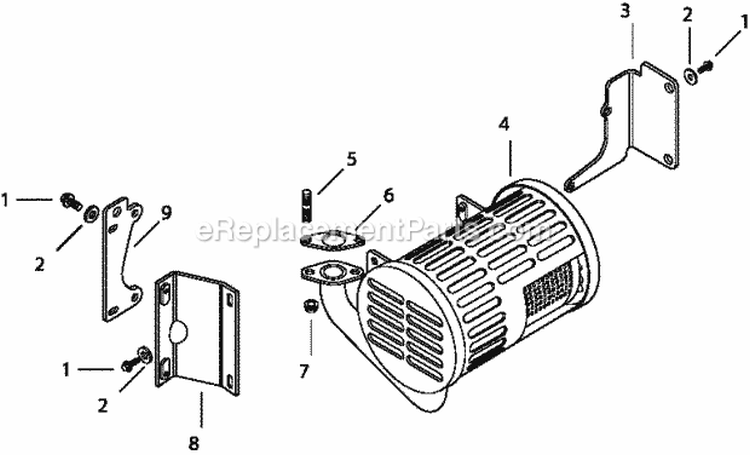 Page H Diagram and Parts List for CV13-21536  Kohler Engine