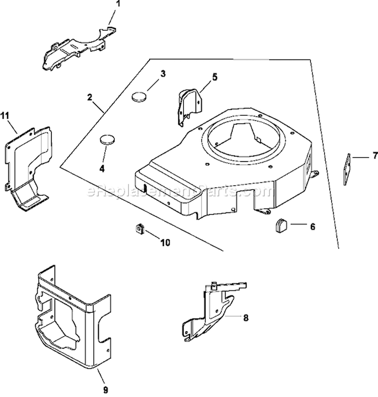 Page B Diagram and Parts List for CV15-41562  Kohler Engine
