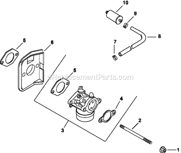 Page H Diagram and Parts List for CV15-41570  Kohler Engine