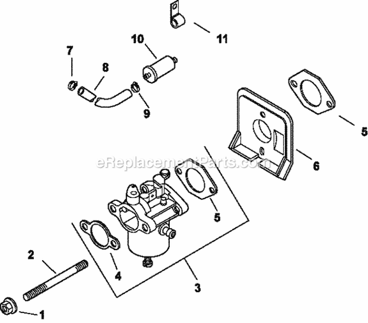 Page H Diagram and Parts List for CV15-41580  Kohler Engine