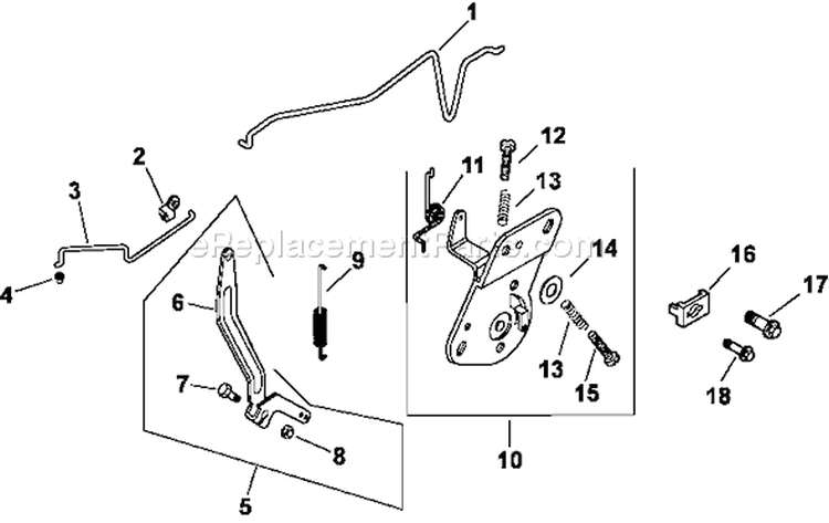 Page F Diagram and Parts List for CV15-41565  Kohler Engine