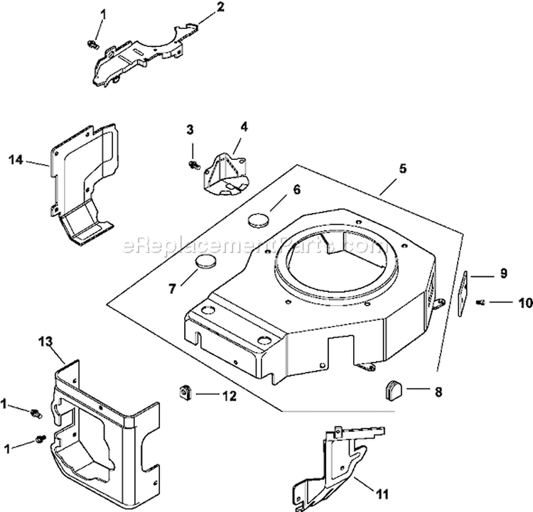 Page B Diagram and Parts List for CV15-41534  Kohler Engine