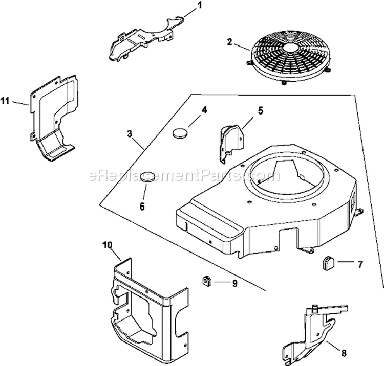 Page B Diagram and Parts List for CV15-41605  Kohler Engine