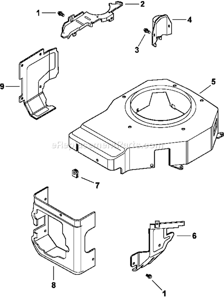 Page B Diagram and Parts List for CV15-41620  Kohler Engine