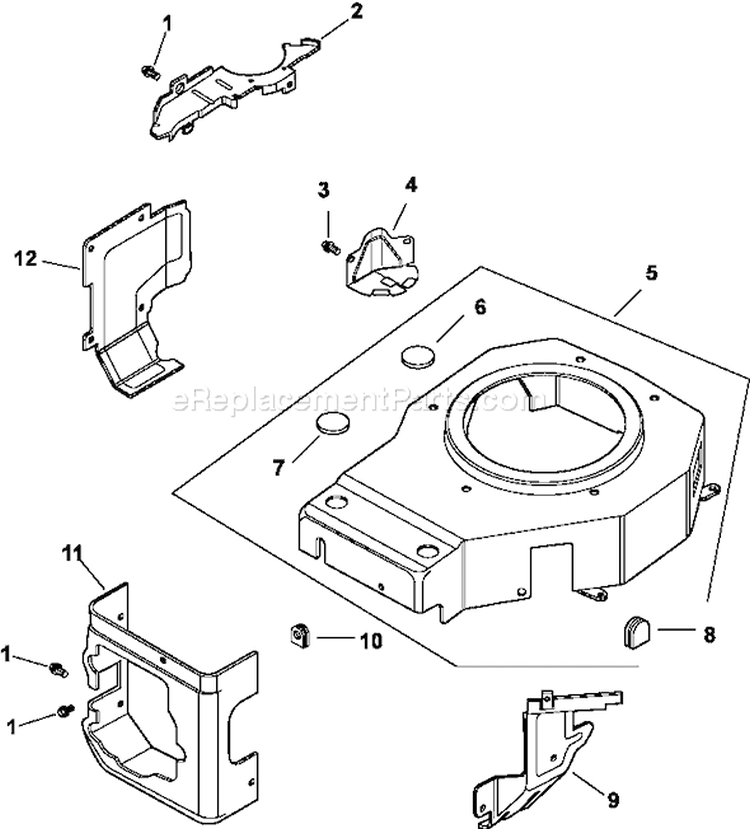 Page B Diagram and Parts List for CV14-1497  Kohler Engine