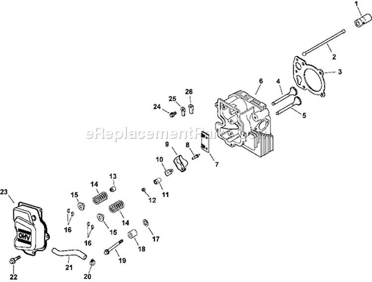 Page I Diagram and Parts List for CV15-41534  Kohler Engine