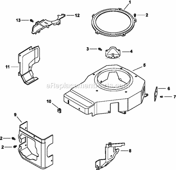 Page B Diagram and Parts List for CV13-21527  Kohler Engine
