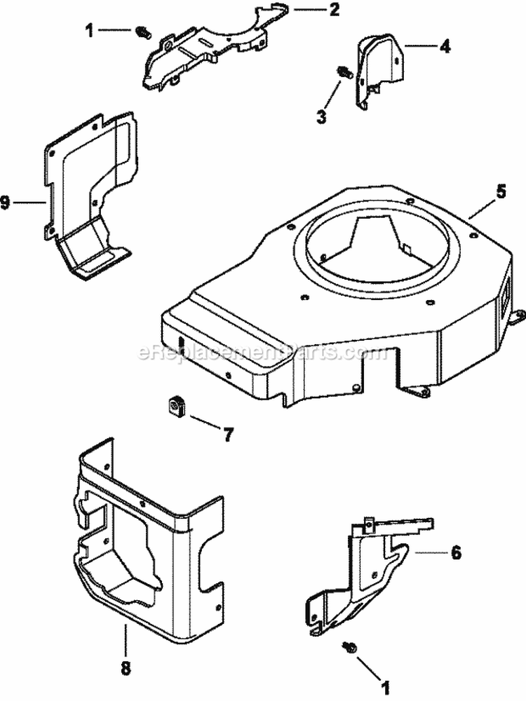 Page B Diagram and Parts List for CV15-41625  Kohler Engine