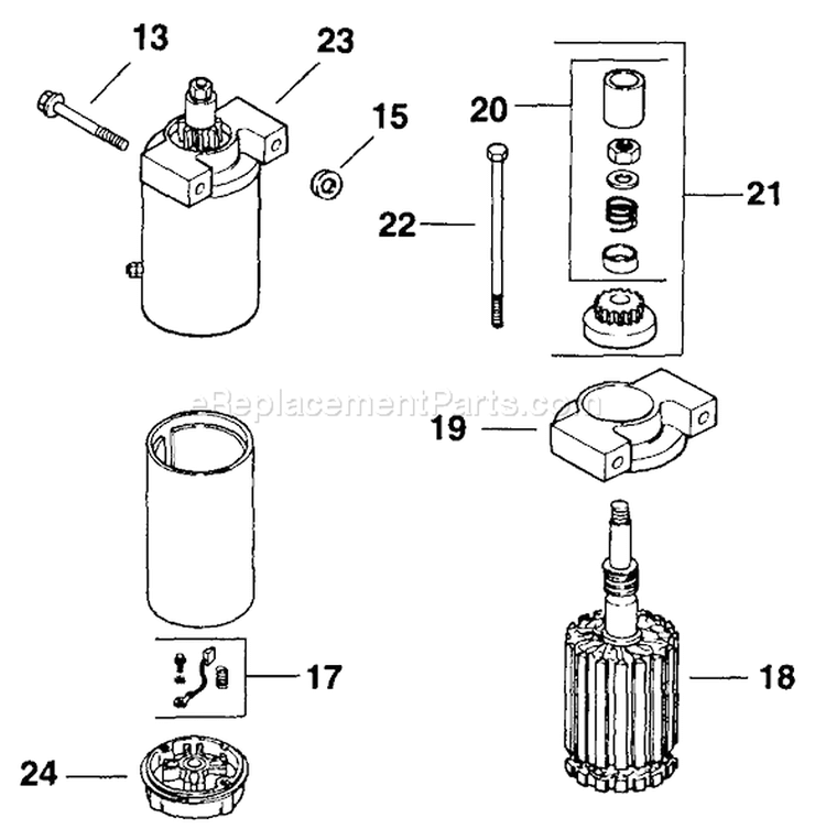 Page O Diagram and Parts List for CV14ST-1493  Kohler Engine