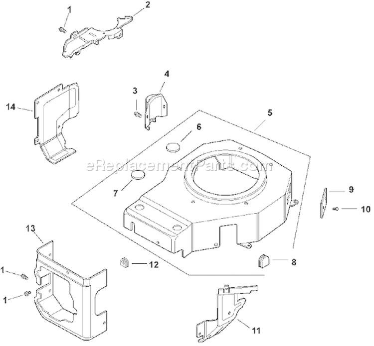 Page B Diagram and Parts List for CV15ST-41584  Kohler Engine