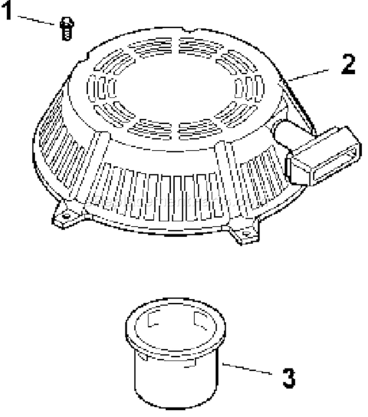 Page L Diagram and Parts List for CV13T-21538  Kohler Engine