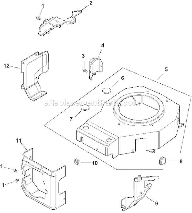 Page B Diagram and Parts List for CV13T-21524  Kohler Engine