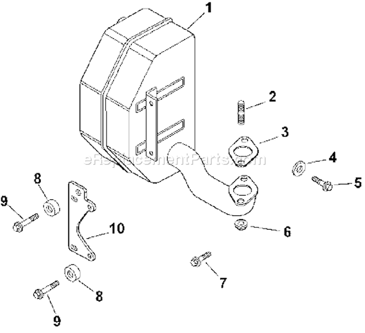 Page G Diagram and Parts List for CV13T-21530  Kohler Engine