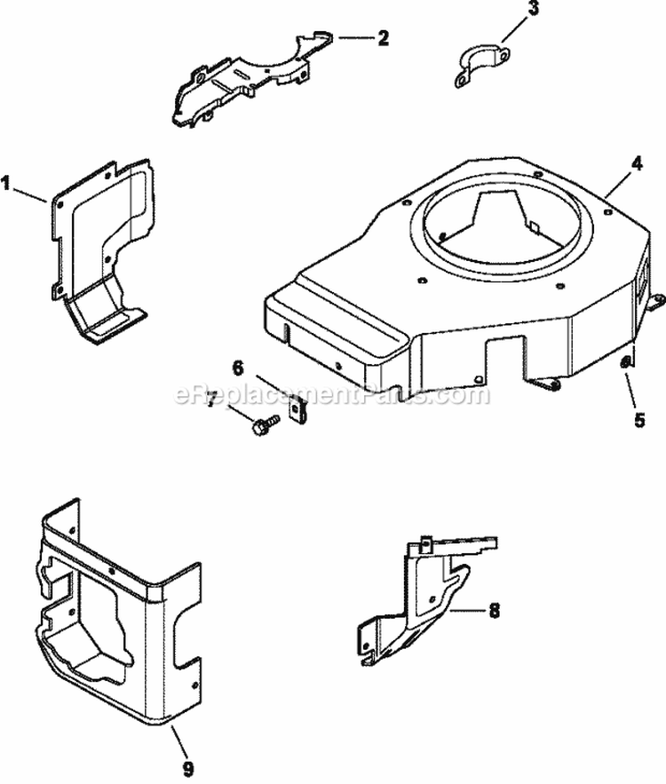 Page B Diagram and Parts List for CV16-43526  Kohler Engine